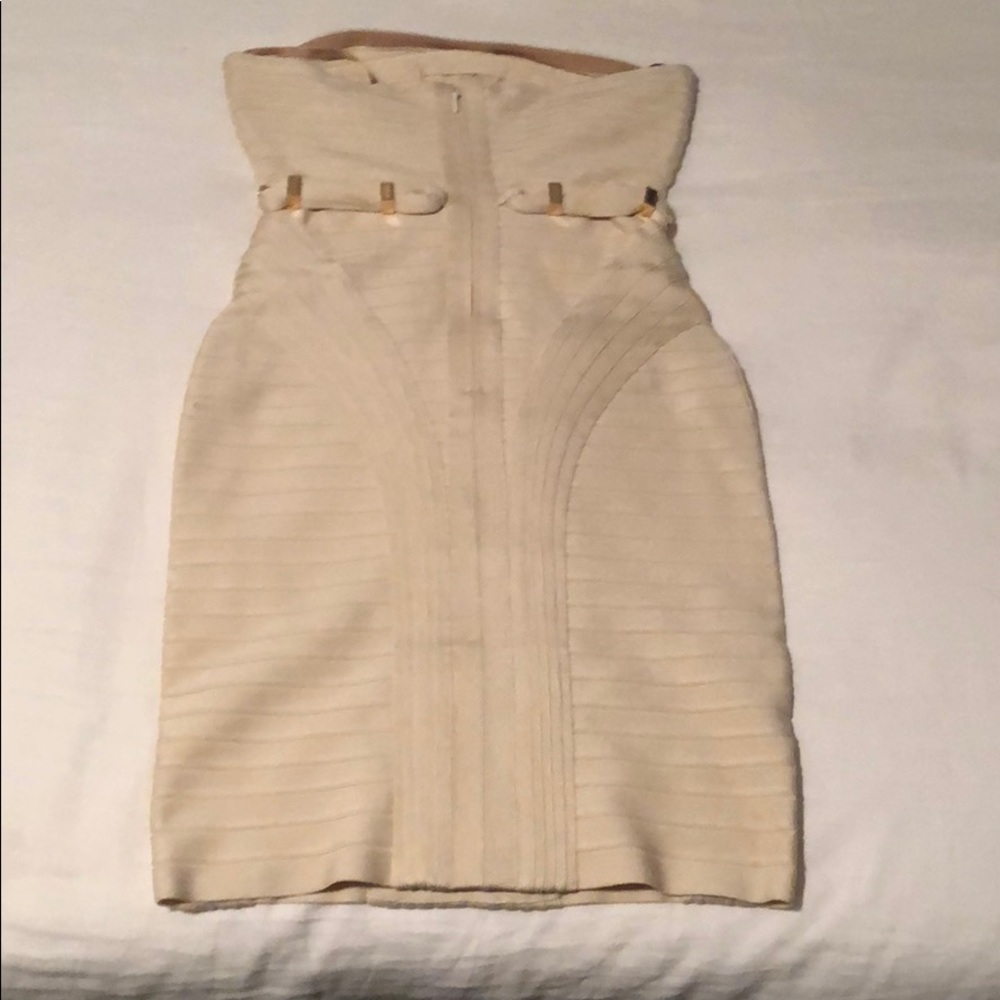 Herve Leger Belted Bandage Dress - Picture 4 of 4